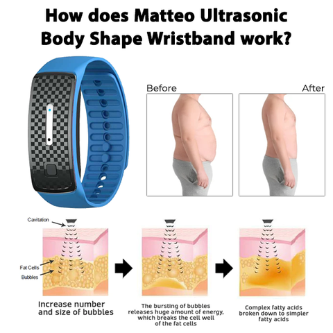 🔥Slimoly™ Matteo Ultrasonic Body Shape Wristband Pro 🔥