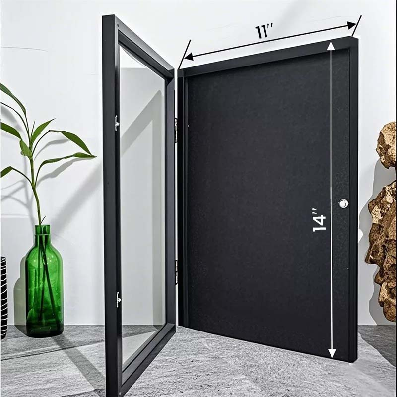 Wooden Jersey Display Frame with Magnetic Door